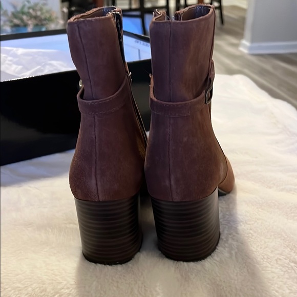 Brown Suede Ankle Boots - Picture 4 of 8